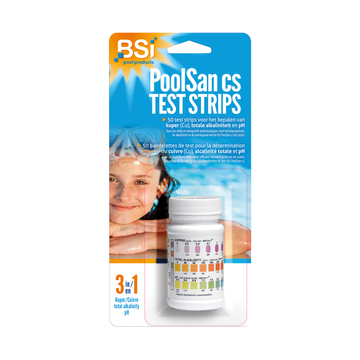 POOLSAN CS TEST STRIPS 50 ST