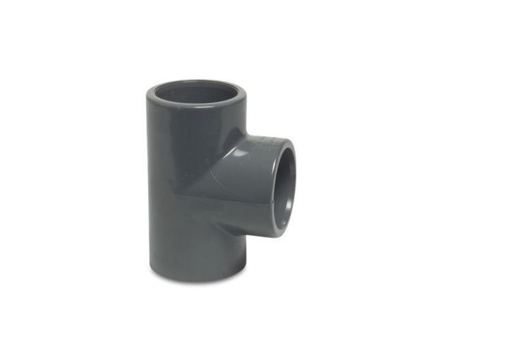 PVC T-STUK 90° LIJM 63MM