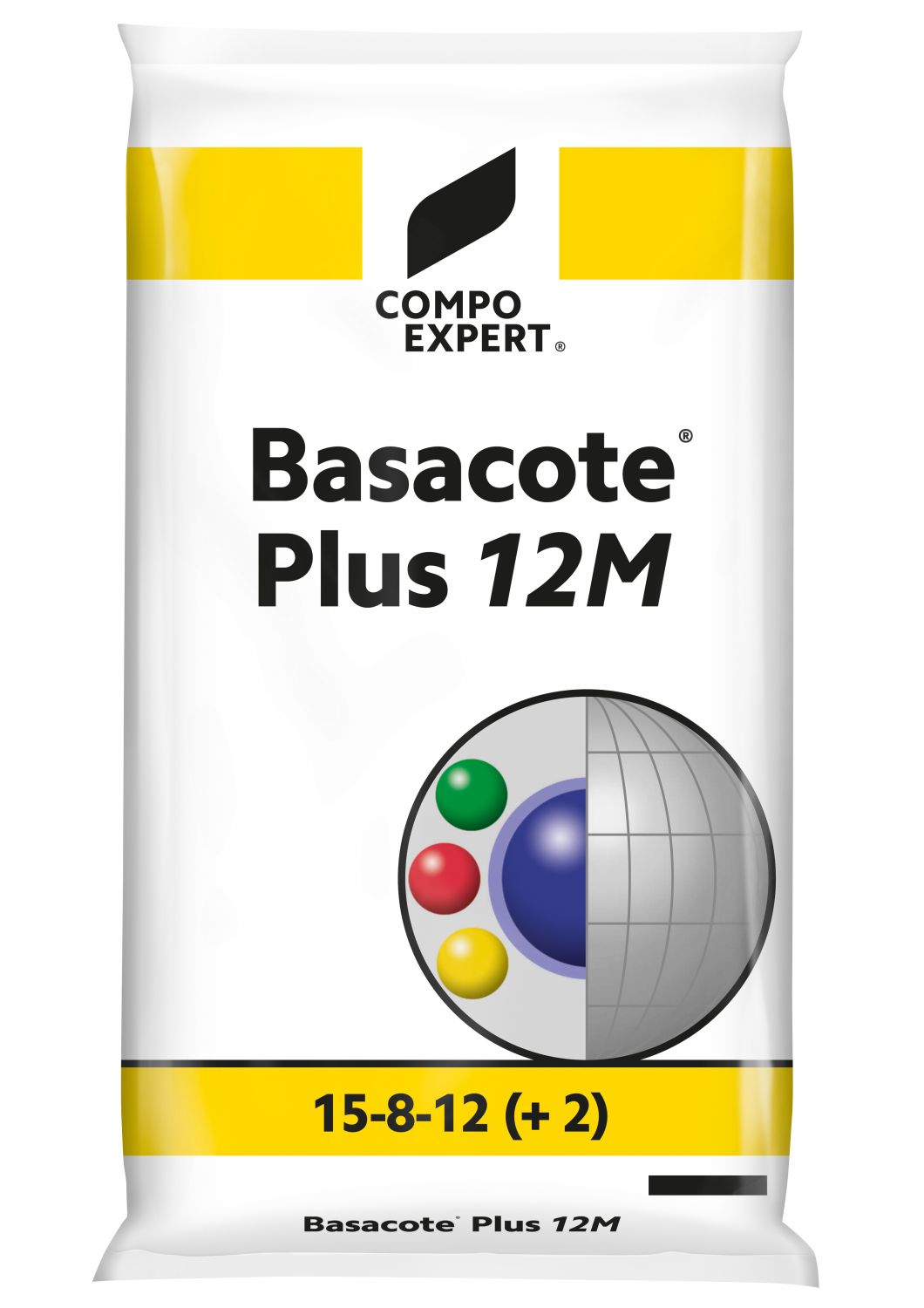 BASACOTE 12 M NPK 15-8-12 + 2 MgO - 25 KG