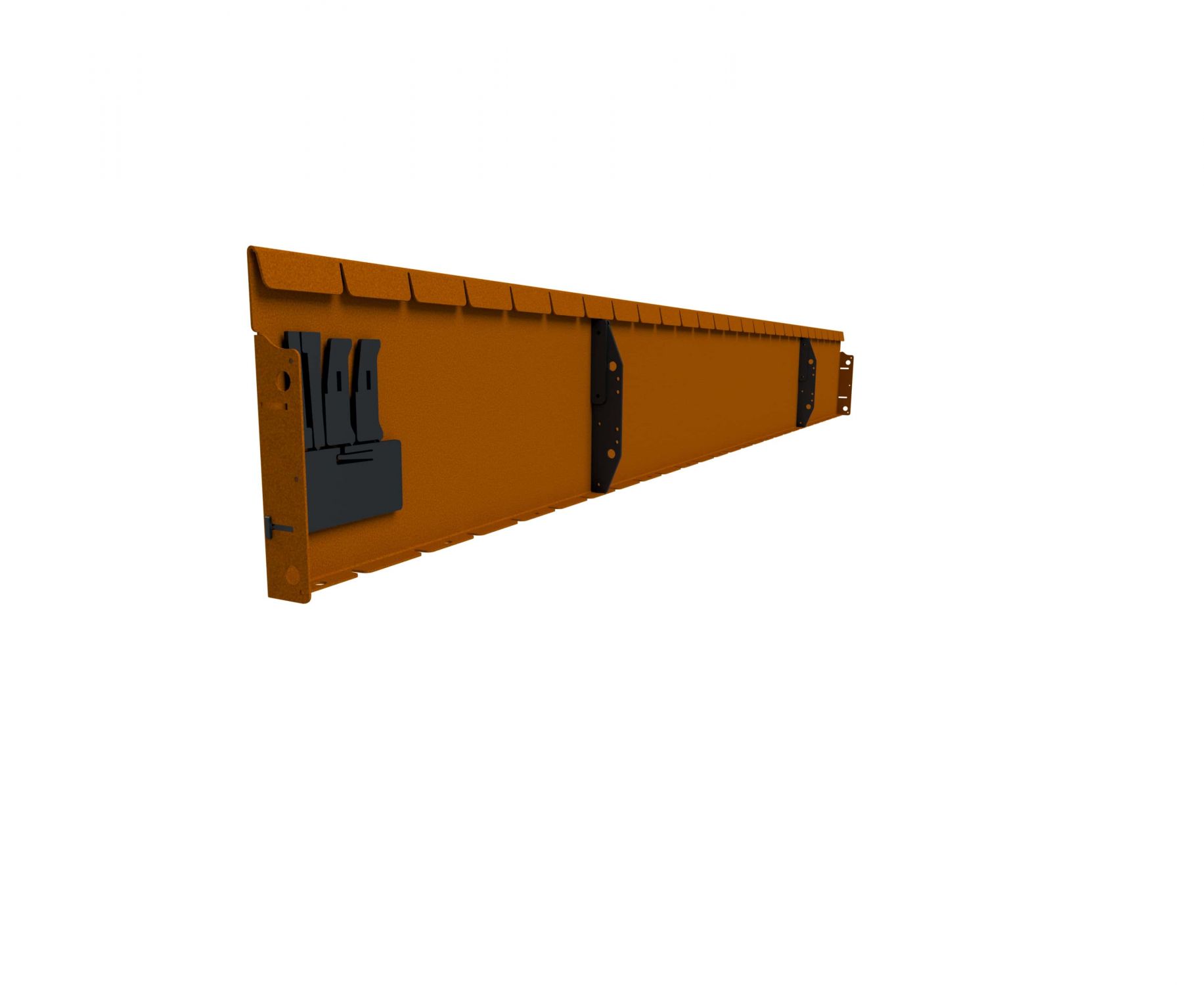 BORDER FLEX H 240 x L 2160mm, CORTEN