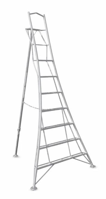 VULTUR LADDER MET PLATFORM 1 BEEN VERSTELBAAR - 300 CM
