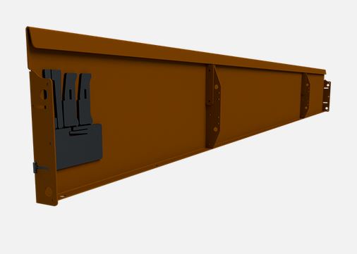 BORDER RIGID H 240 x L 2160MM, CORTEN