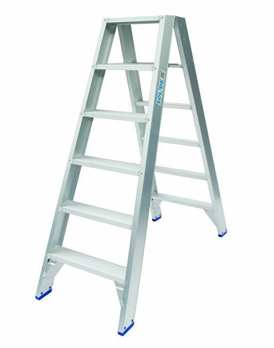 DUBBELE TRAPLADDER - 2X6