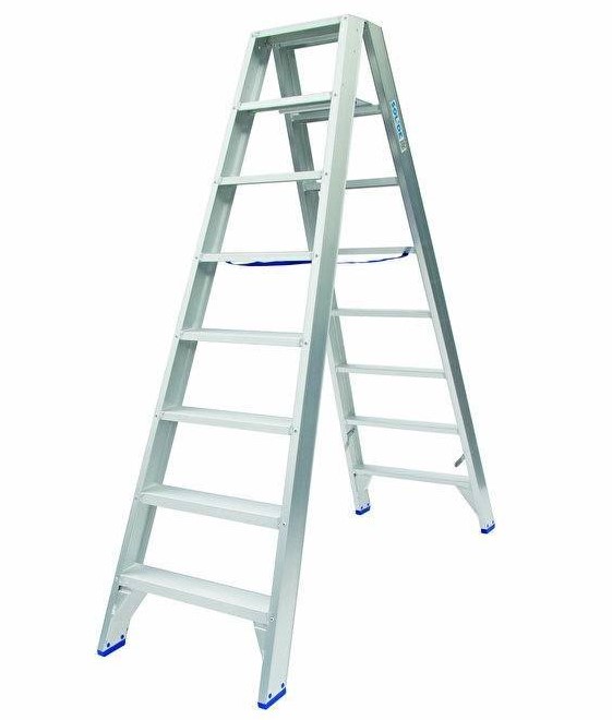 DUBBELE TRAPLADDER - 2X8