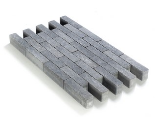 GETROM KLINK WAAL IN-LINE 20X5X6 GRIJS-ZWART