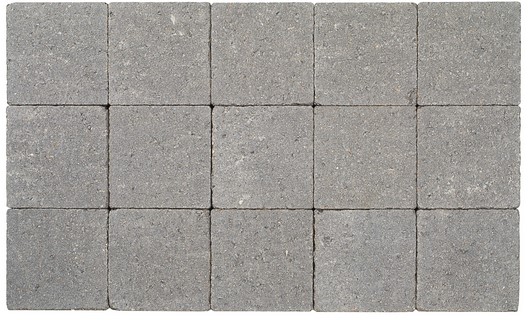 KASSEI IN-LINE TROMMELING 15X15X6 MUISGRIJS