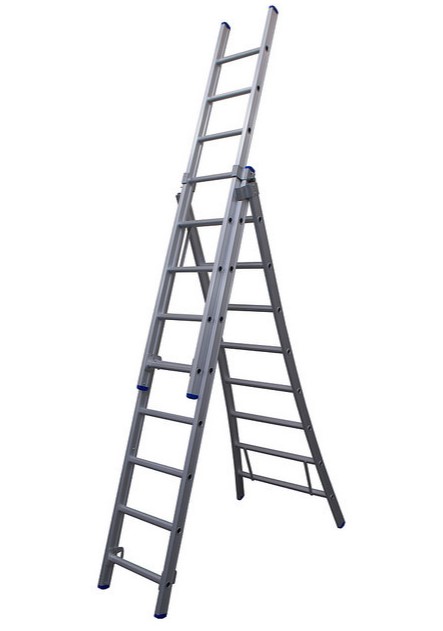 OMVORMBARE LADDER 3-DELIG - 3X8