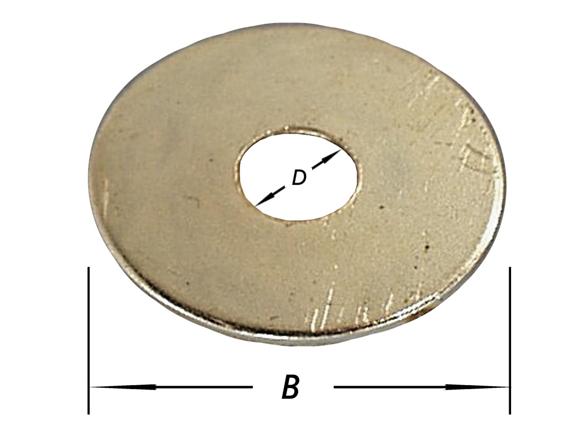 KOETSWERKSLUITRINGEN, VERZINKTM4 X 20 MM