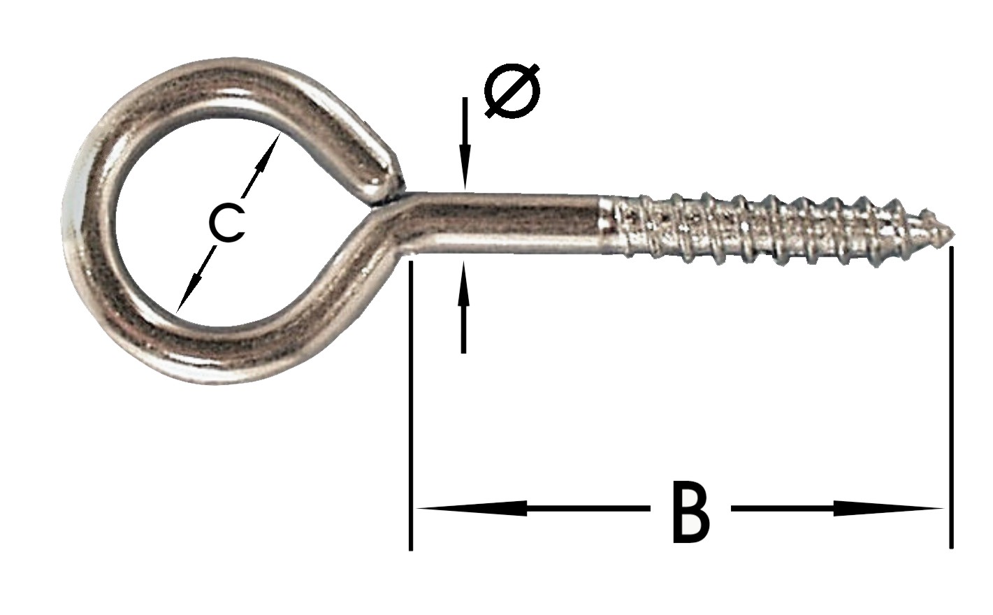 OOGSCHROEVEN, VERZINKT3 X 8 X 16 MM