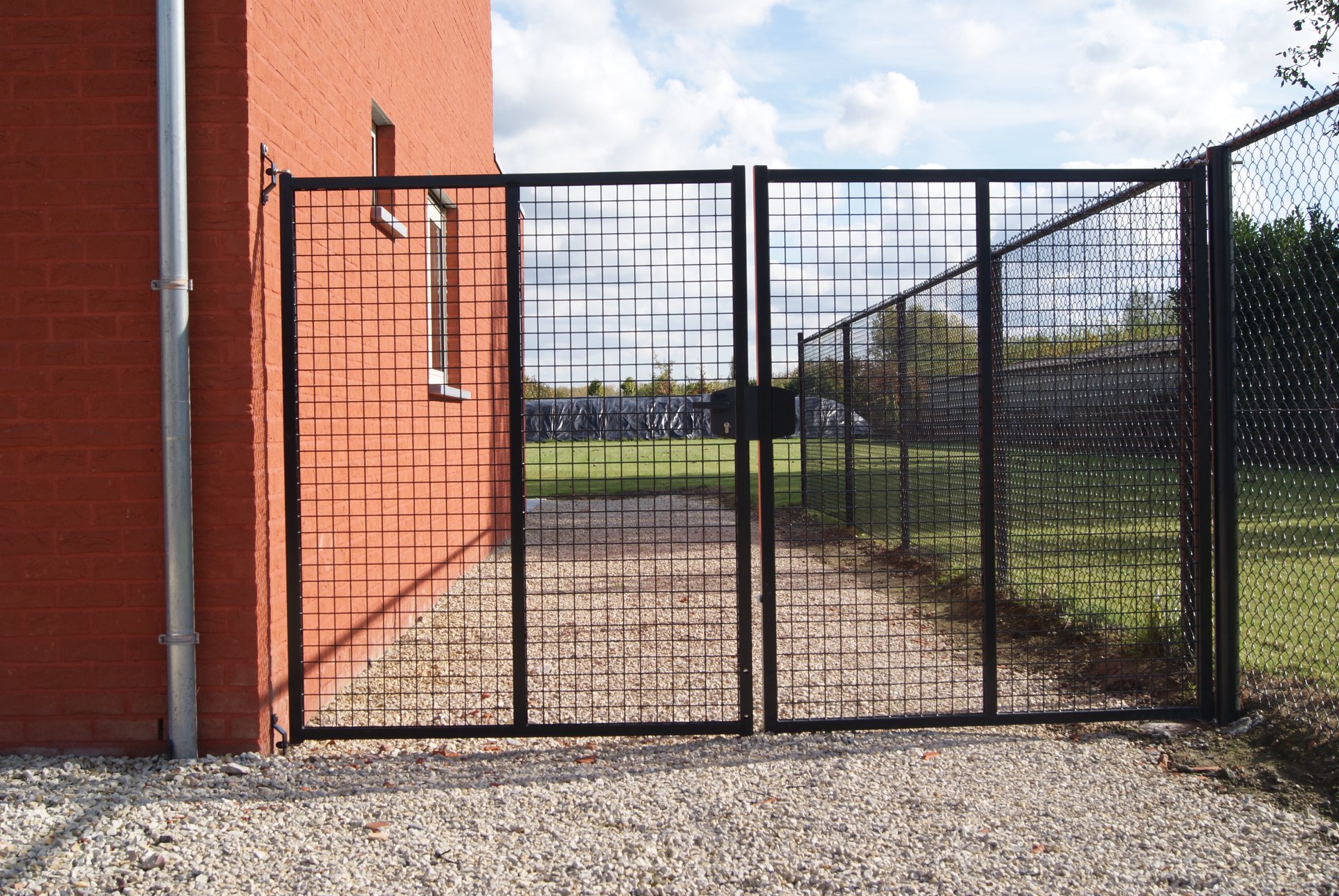 DUBBELE TUINPOORT ZWART