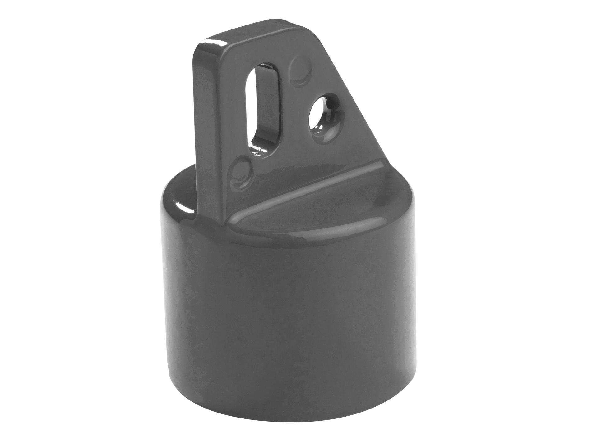 EINDDOP ALU ZWART 42mm
