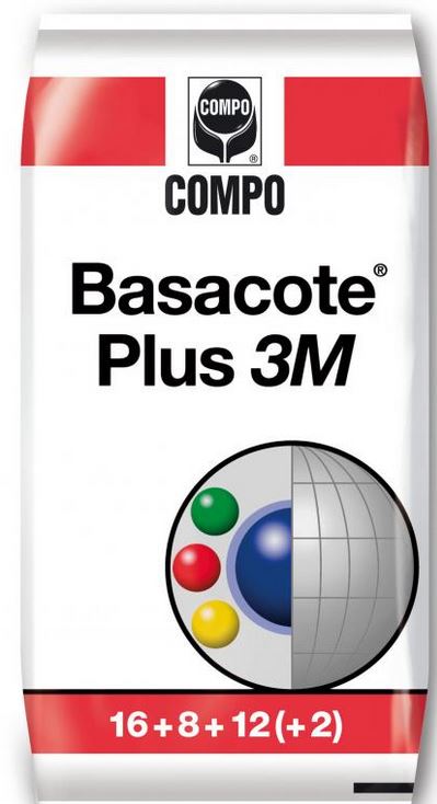 BASACOTE 3 M  NPK 16-8-12 + 2 MgO - 25 KG