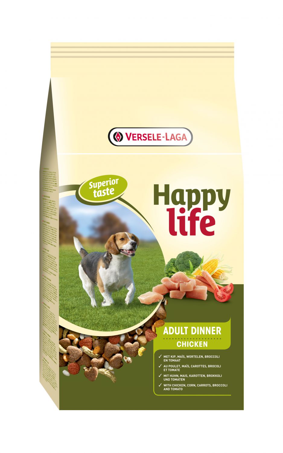 HAPPY LIFE ADULT CHICKEN DINNER 15 KG