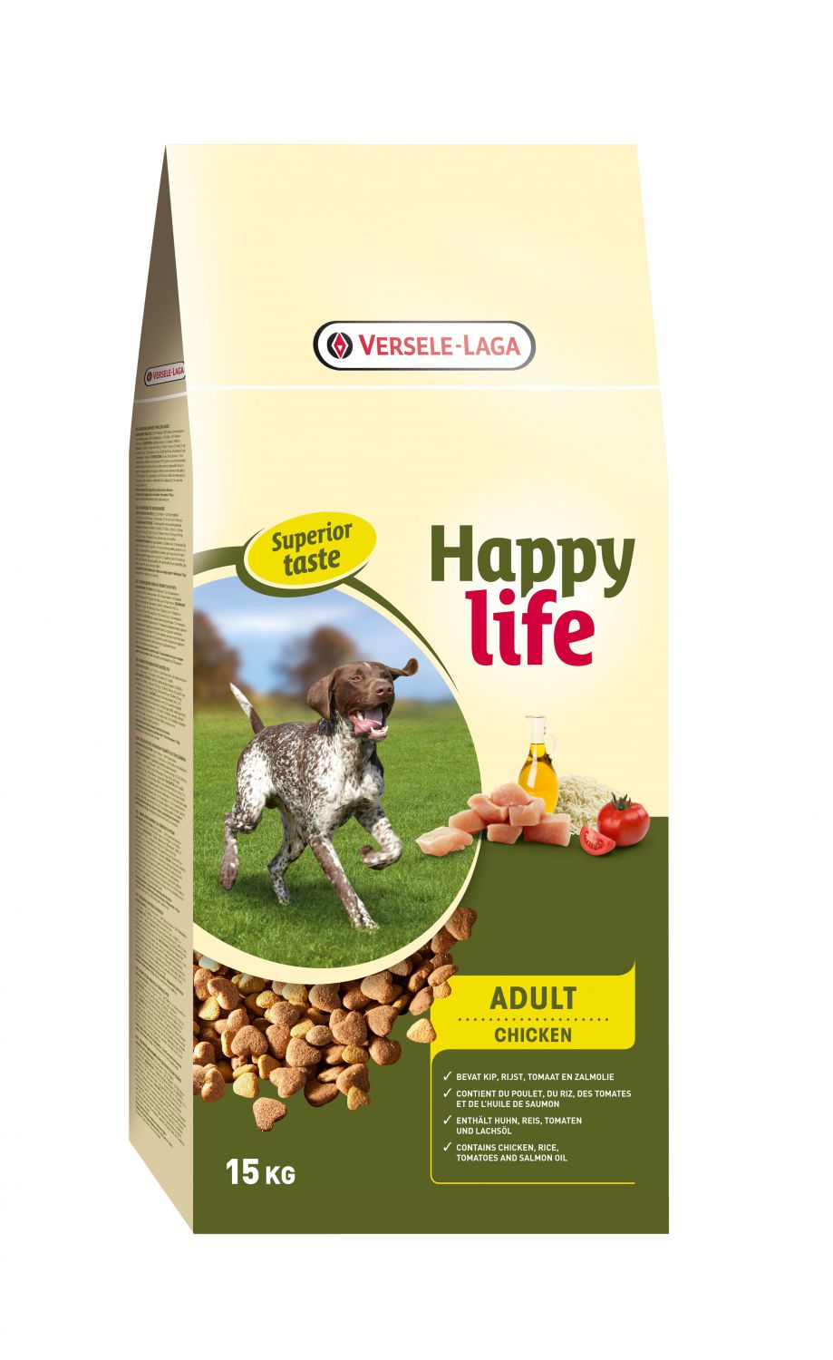 HAPPY LIFE ADULT CHICKEN 15 KG