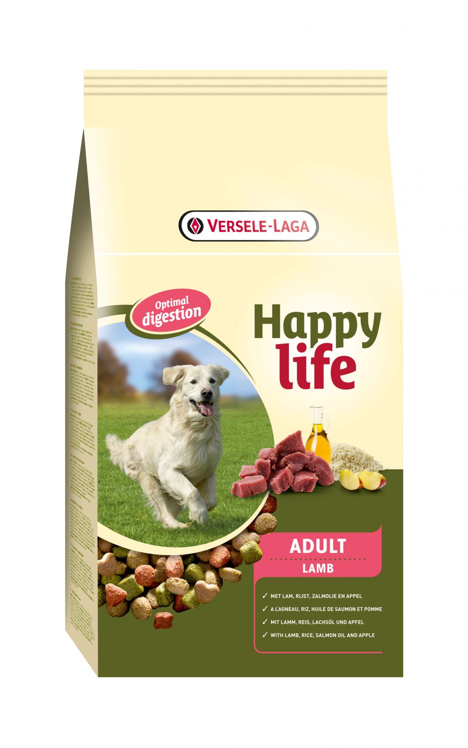 HAPPY LIFE ADULT LAMB 15 KG