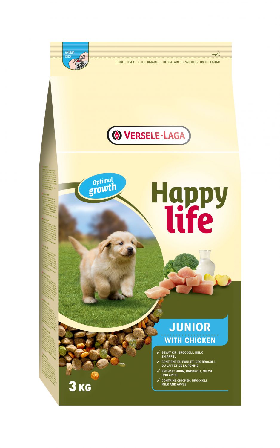 HAPPY LIFE JUNIOR CHICKEN 3 KG