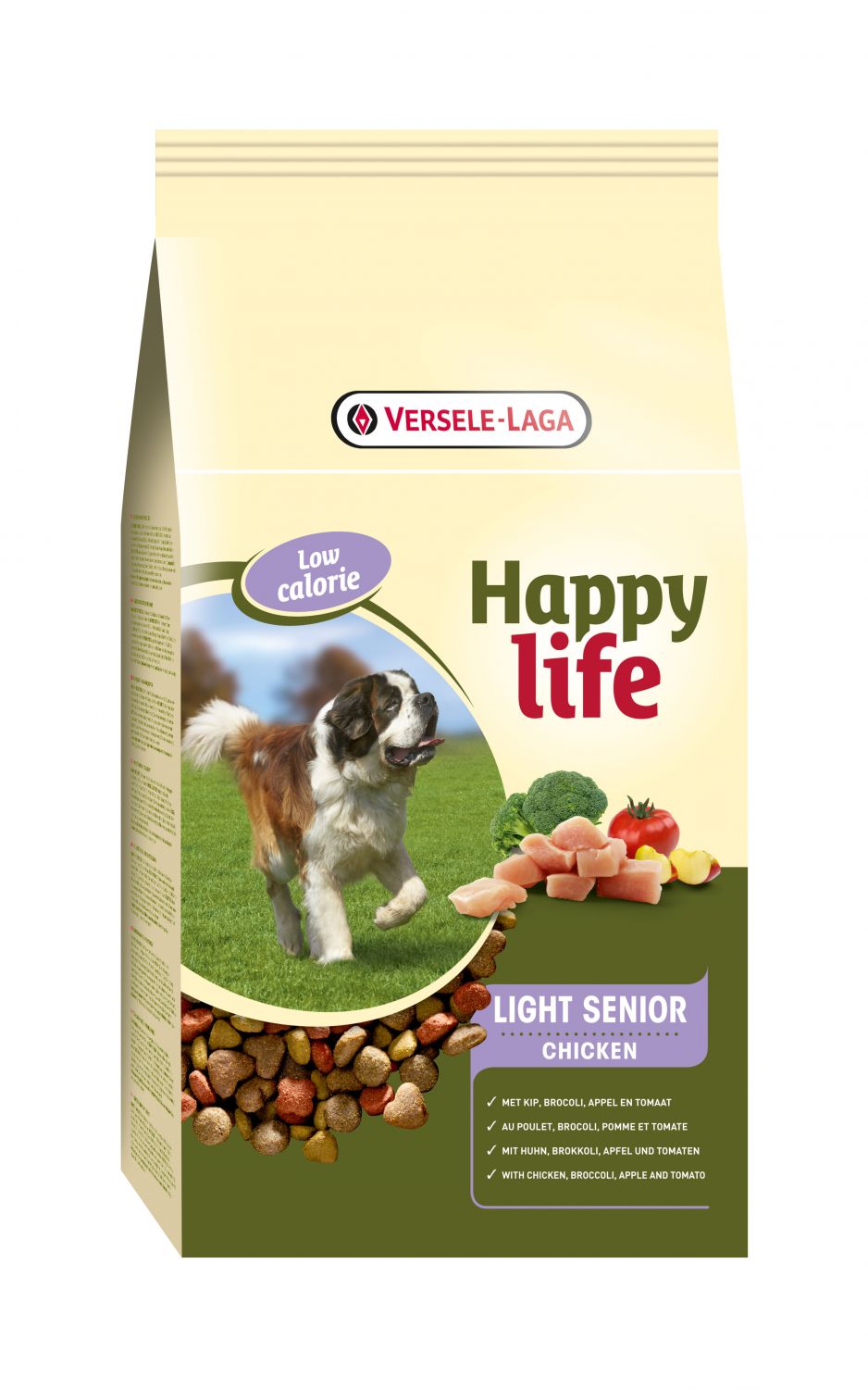 HAPPY LIFE LIGHT SENIOR CHICKEN 15 KG