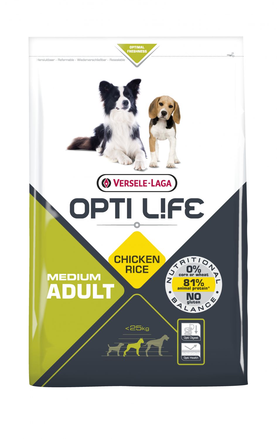 OPTI LIFE ADULT MEDIUM 2,5 KG