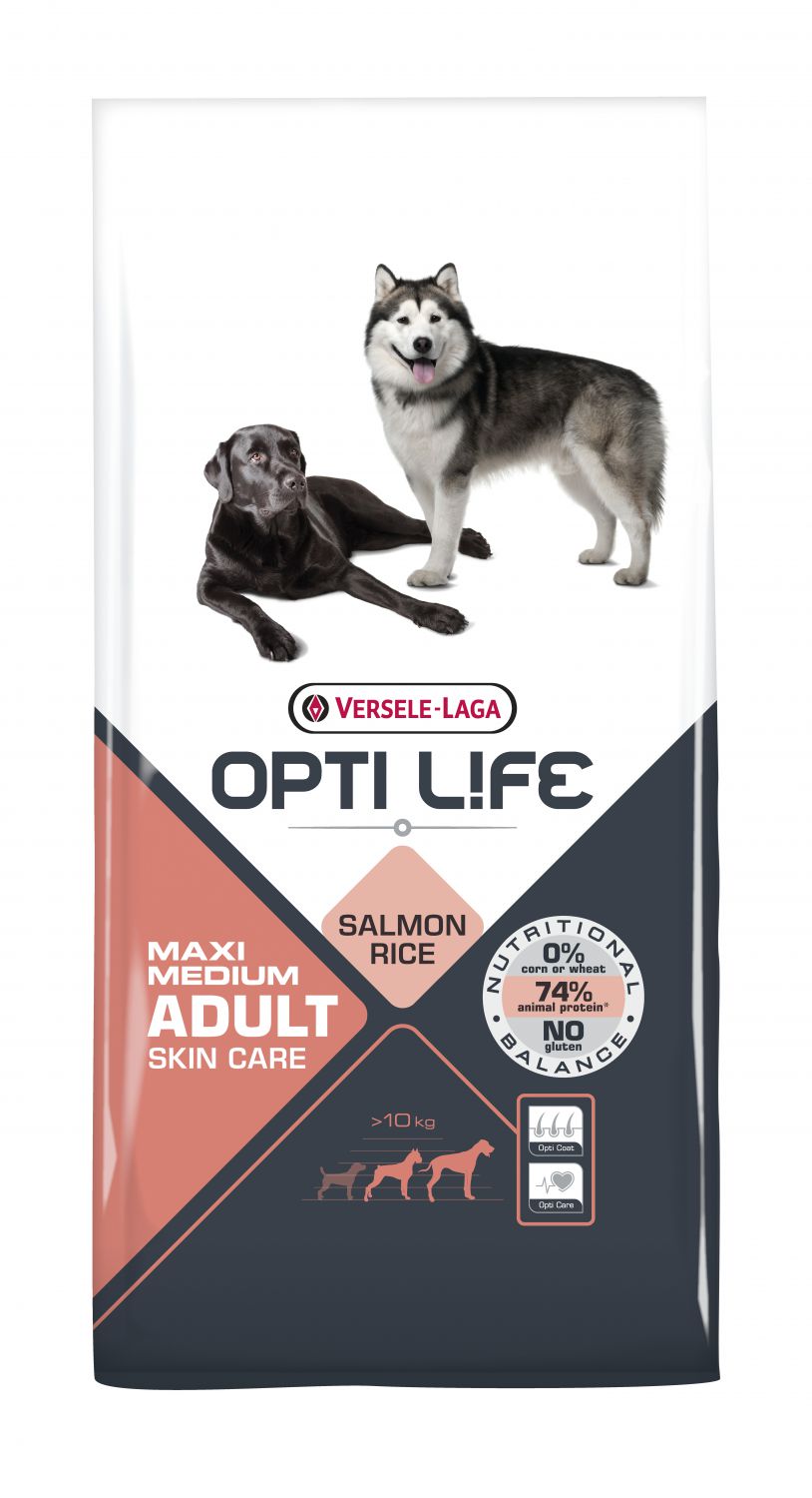 OPTI LIFE ADULT SKIN CARE MEDIUM & MAXI 12,5 KG