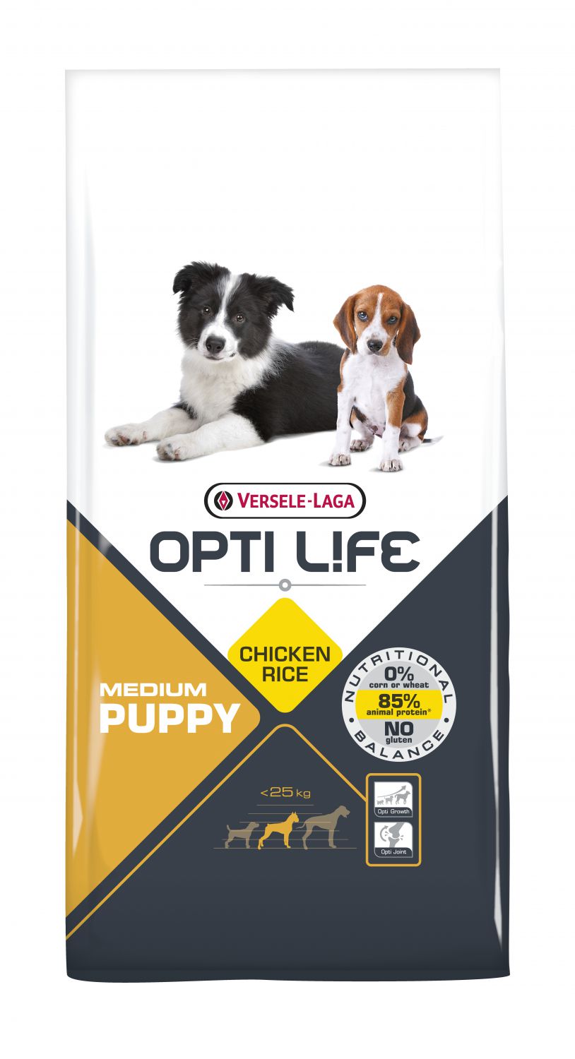 OPTI LIFE PUPPY MEDIUM 12,5 KG