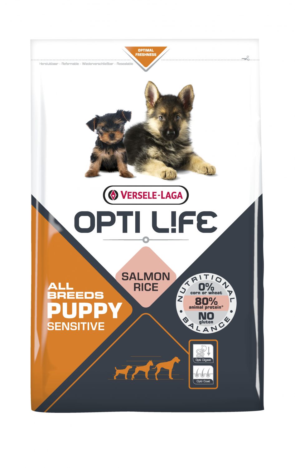 OPTI LIFE PUPPY SENSITIVE ALL BREEDS 2,5 KG