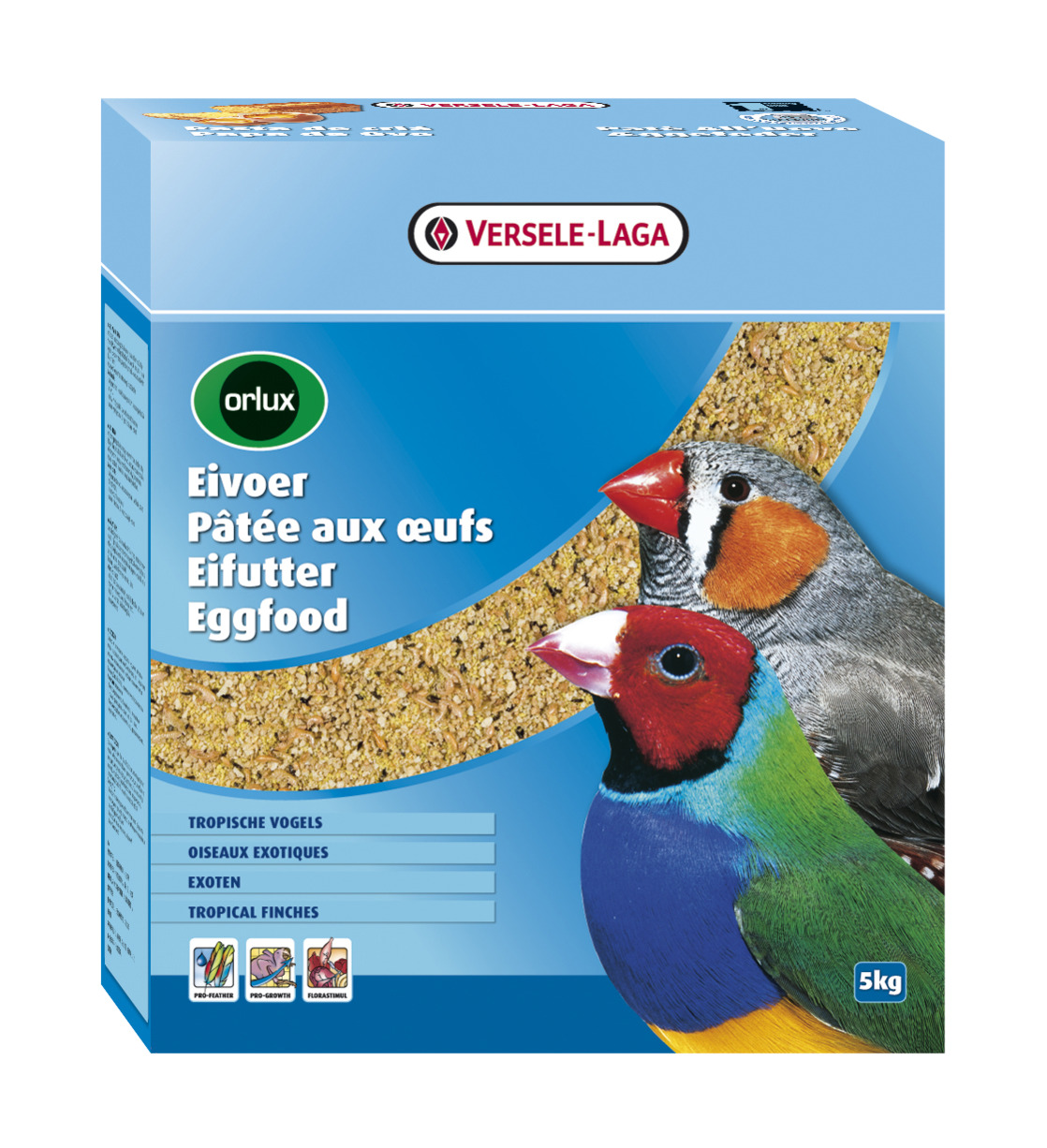 ORLUX EIVOER DROOG TROPISCHE VOGELS 5 KG