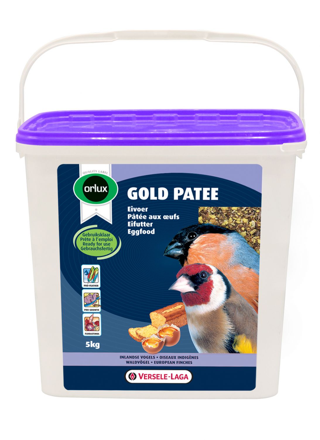 ORLUX GOLD PATEE INLANDSE VOGELS 5 KG