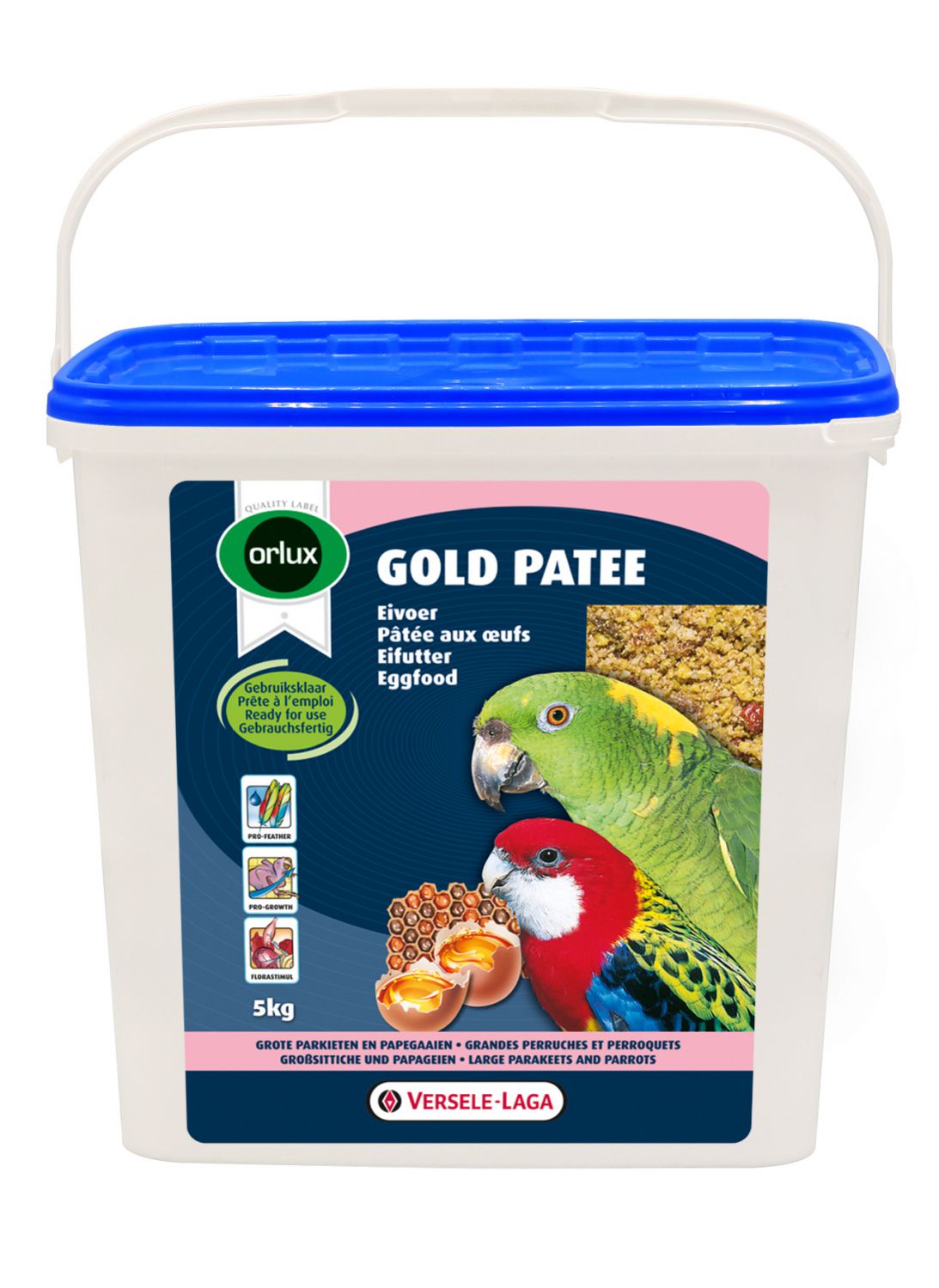 ORLUX GOLD PATEE GROTE PARKIETEN & PAPEGAAIEN 5 KG