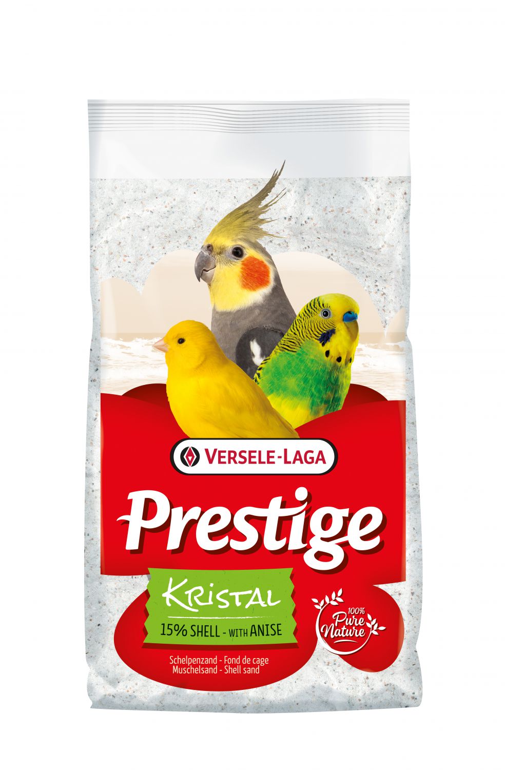 PRESTIGE SCHELPENZAND KRISTAL - WIT 25 KG