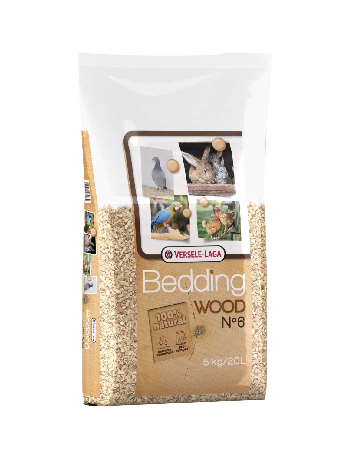 VERSELE-LAGA WOOD BEDDING N° 6 - 20 L 5 KG