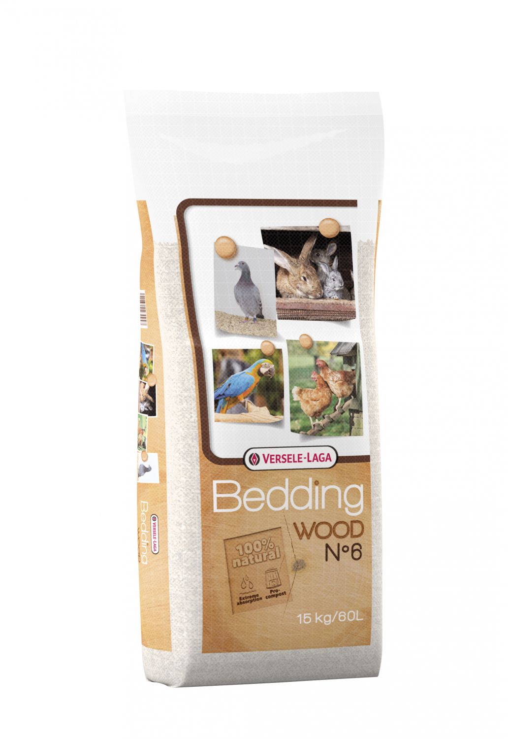 VERSELE-LAGA WOOD BEDDING N° 6 - 60 L 15 KG