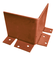 CONTOUR CORTEN® A STAAL HOEKVERBINDING BUITEN 150 x 3 MM - 25+25 CM