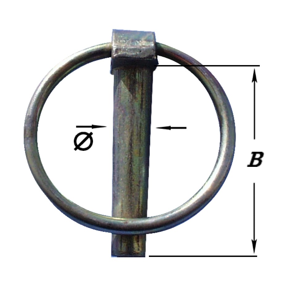 2 BORGPENNEN, VERZINKT10 MM