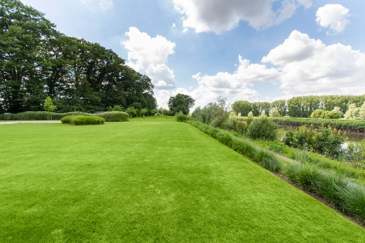 Gazon met meststoffenplan en bodemstaal