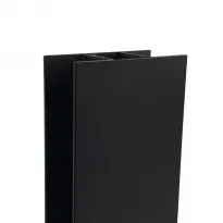H-GLEUFPAAL Ø42 X 3000MM RAL9005 ZWART STR