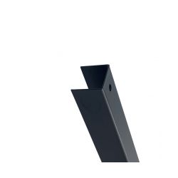 H-GLEUFPAAL PROFIEL EINDPAAL 34/37/34/2000MM RAL9005