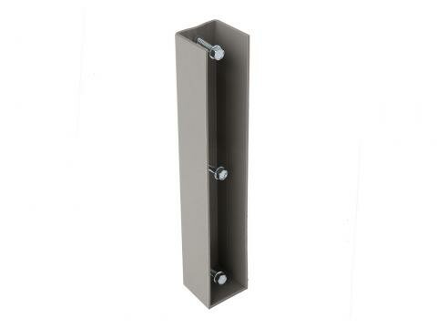 [PVCBTPLU28] PVC BETONPLINTHOUDER U-PROFIEL  - 28 CM