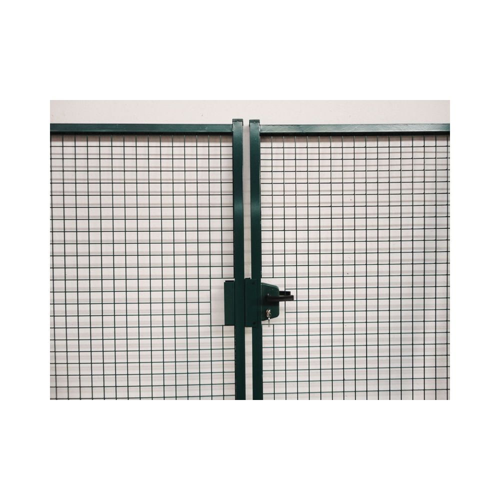 [PJ240100DSV] DUBBELE TUINPOORT RAL6005 GROEN (B240XH100CM)