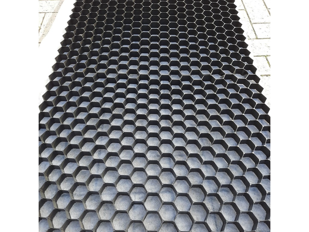 [AQGRZW3] AQUA GRAVEL ZWART 3 CM - 0.94 M² / PLAAT (3 CM - 0.94 M² / PLAAT)