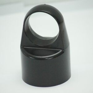DOORVOERKOP PVC ZWART