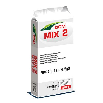 DCM MIX 2 MINIGRAN NPK 7-6-12 + 4 Mg - 25 KG