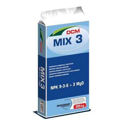 DCM MIX 3 MINIGRAN NPK 9-3-6 + 3 Mg - 25 KG