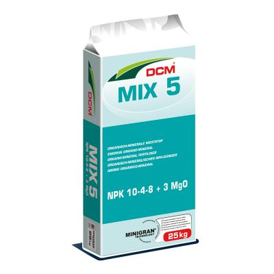 DCM MIX 5 MINIGRAN NPK 10-4-8 + 3Mg  - 25 KG
