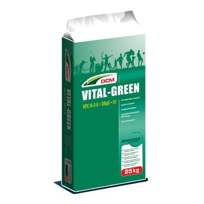 DCM VITAL-GREEN MINIGRAN NPK 14-4-8 + 3 Mg + Fe - 25 KG