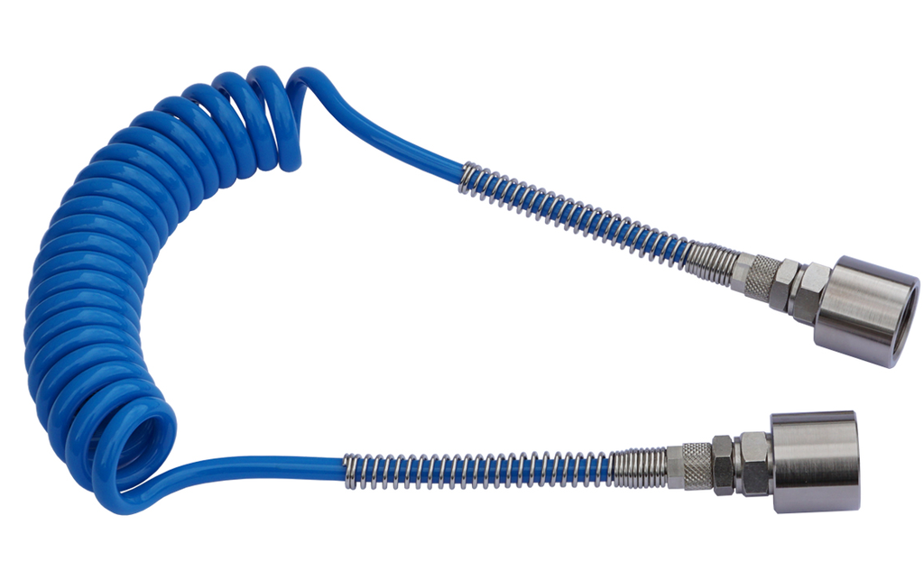[12124201] SPIRAALSLANG 2m G1/2-G1/2 BLAUW