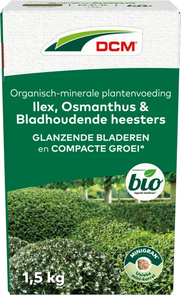 [1004158] DCM ILEX/OSMANTUS/BLADHOUDENDE HEESTERS (1.5 KG)