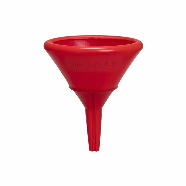 [72600399] BIRCHMEIER TRECHTER OVAAL (14x9.5cm 16.5cm hoog ROOD)