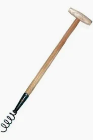 [336.2] SPIRAAL PAARDENBLOEM WIEDER + STEEL 80 CM