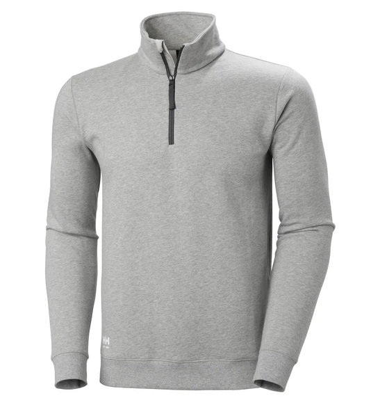 CLASSIC HALF ZIP SWEATSHIRT 970 DARK GREY L