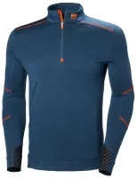 [75107_469-2XL] HH LIFA MERINO HALF ZIP 469 GREEN/EBONY (2XL)